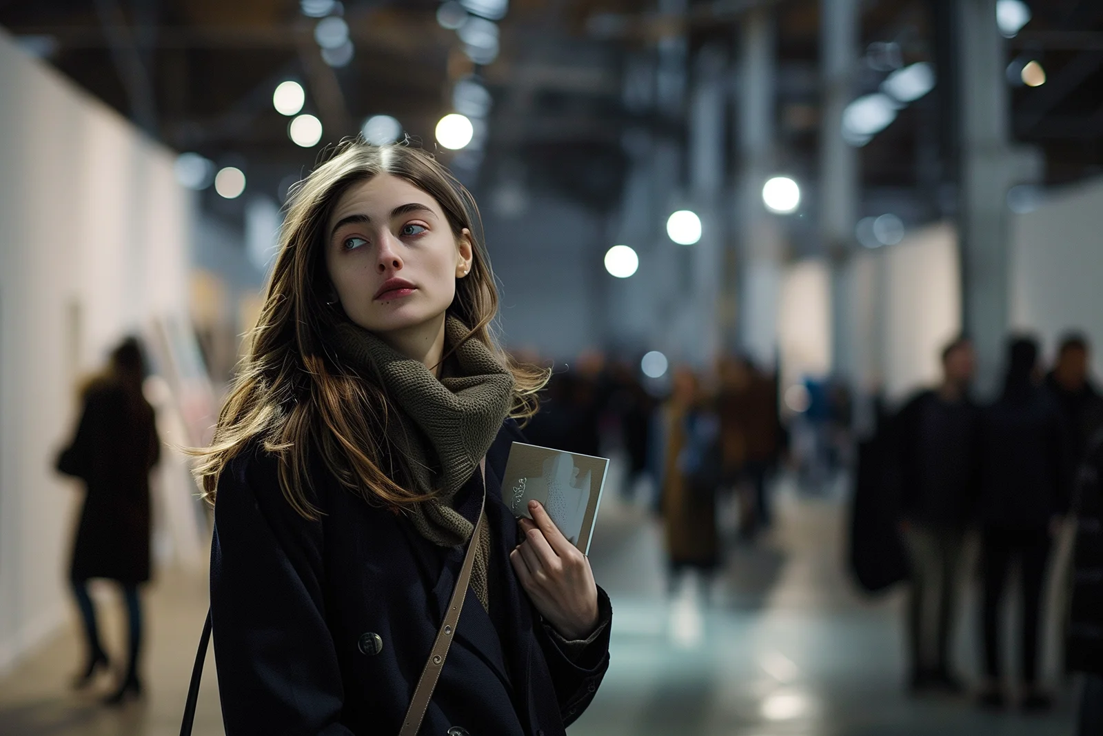 Young woman looking aside